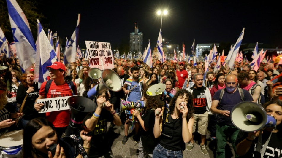 Erneut Protest mit tausenden Menschen in Israel gegen Netanjahu