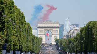 Desfile militar en París para la fiesta nacional francesa, en plena guerra en Ucrania