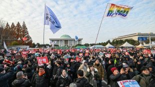 K-pop, villancicos y guillotinas en las protestas contra el presidente de Corea del Sur