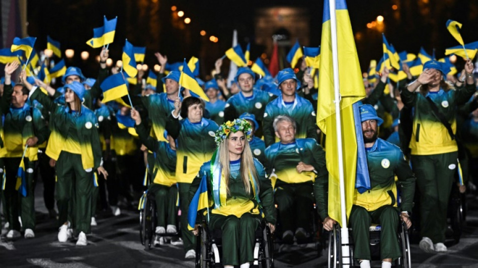 Paralympic sport offers Ukraine's veterans 'new life', says goalball player