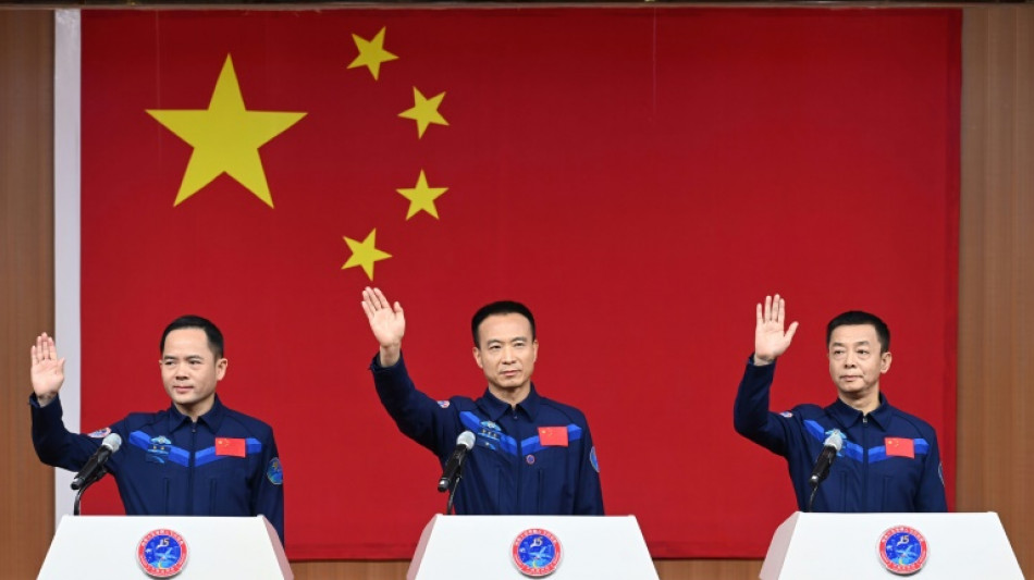 China launches crewed mission to Tiangong space station