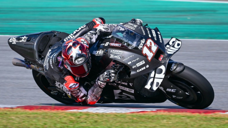 Aprilia riders lead in Malaysia MotoGP first day test