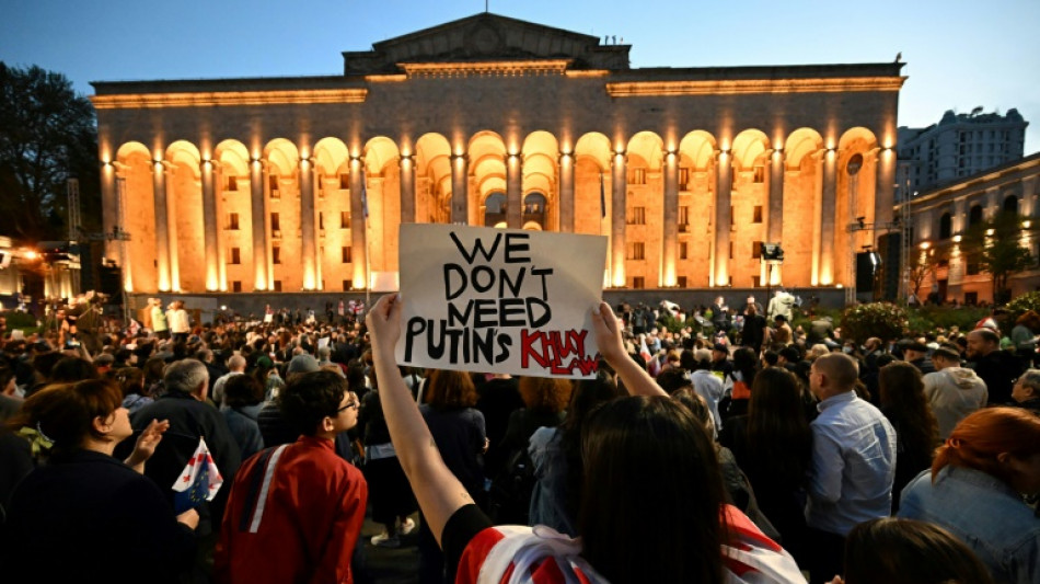 Erneut Protest in Georgien gegen Gesetz zu "ausländischen Mächten"