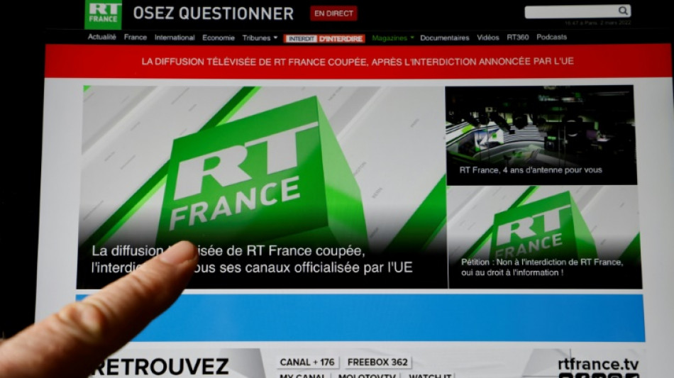 Moscou promet de riposter à la suspension de RT France, confirmée par la justice européenne