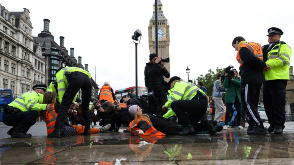 A Londres, plus de 60 militants écologistes arrêtés lors d'une marche contre les hydrocarbures