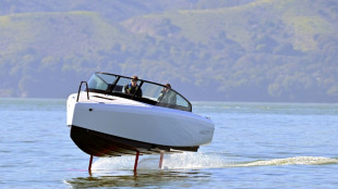 Electric boat goes airborne for cleaner ocean voyage