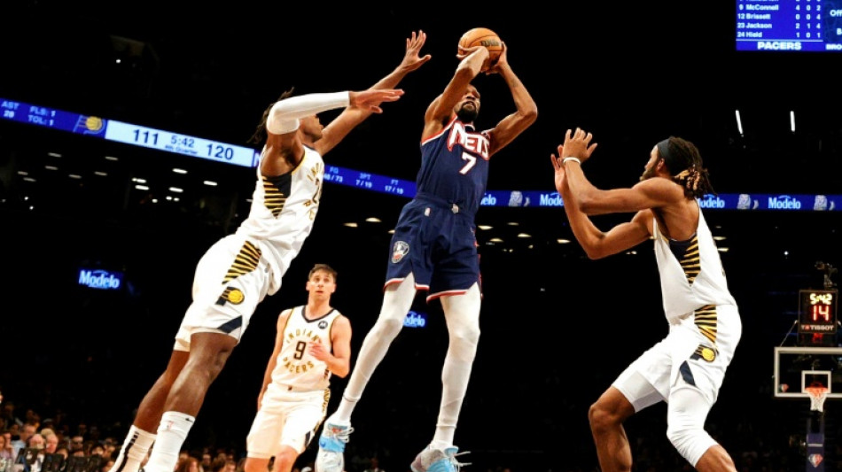 Durant, Irving lead Nets over Pacers, Celtics take second seed