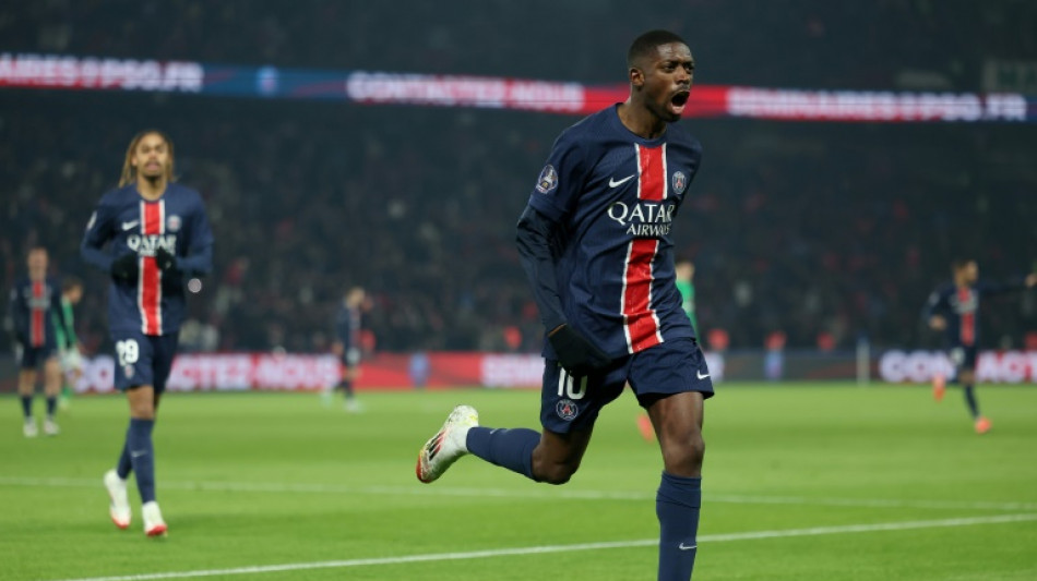 Líder isolado, PSG vence Saint-Étienne (2-1) com dois gols de Dembelé