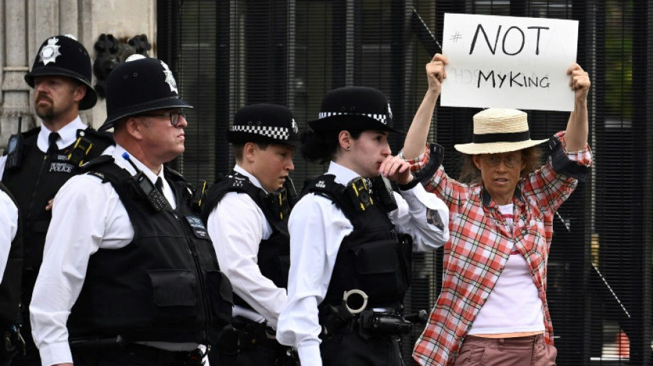 'Not my king': anti-monarchist arrests spark criticism in Britain