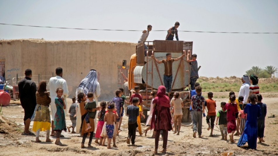 Calor abrasador y grifos secos en el sur de Irak