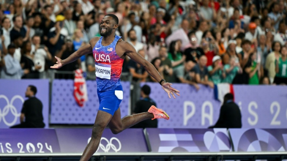 Athlétisme: Benjamin détrône Warholm, fortunes opposées pour les relais américains