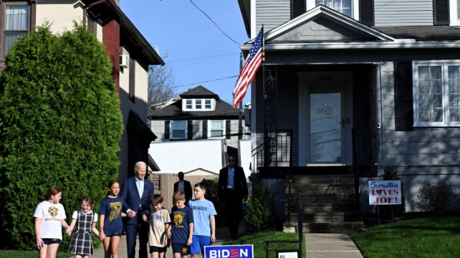 Biden zu Besuch in seiner Geburtsstadt Scranton: Präsident greift Trump hart an
