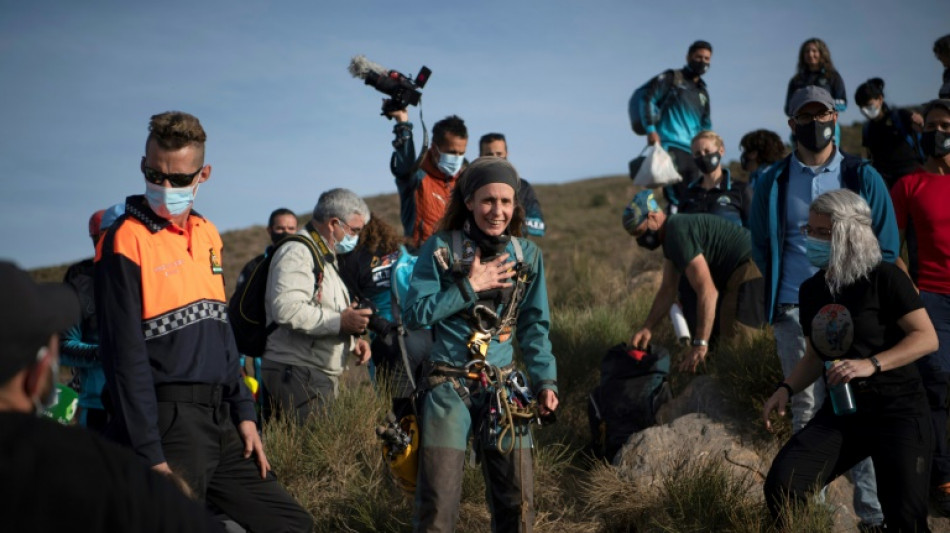 Spanish climber ends 500 days of isolation in underground cave