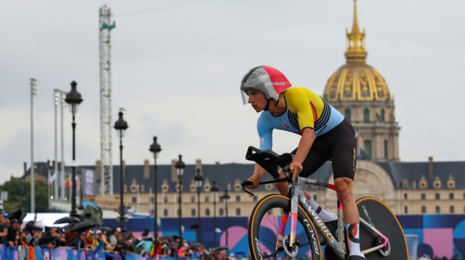 Olympic champion Evenepoel breaks hand and shoulder in postal van collision