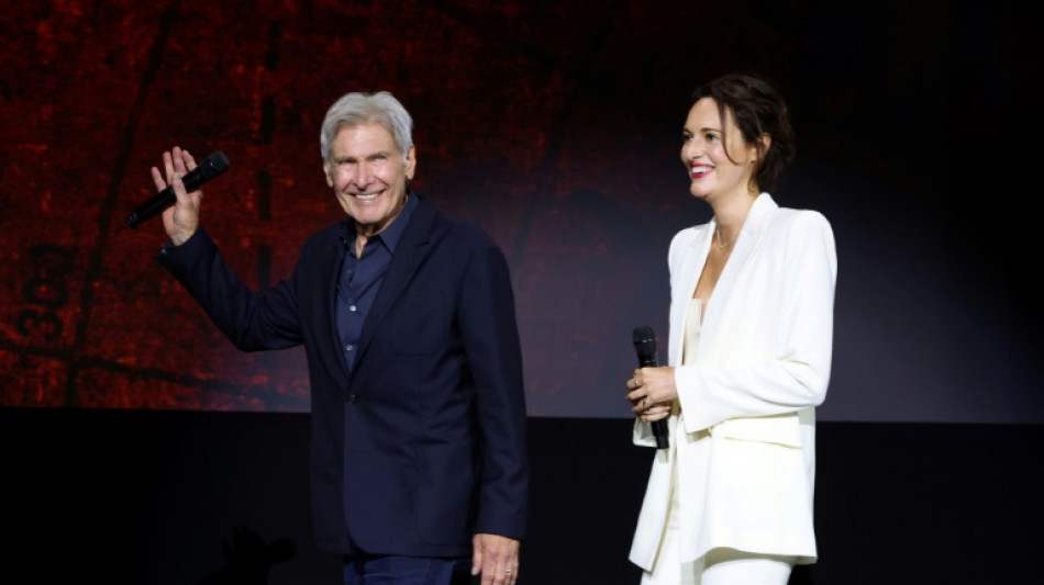 Standing ovation as Harrison Ford presents new 'Indiana Jones' at Disney expo