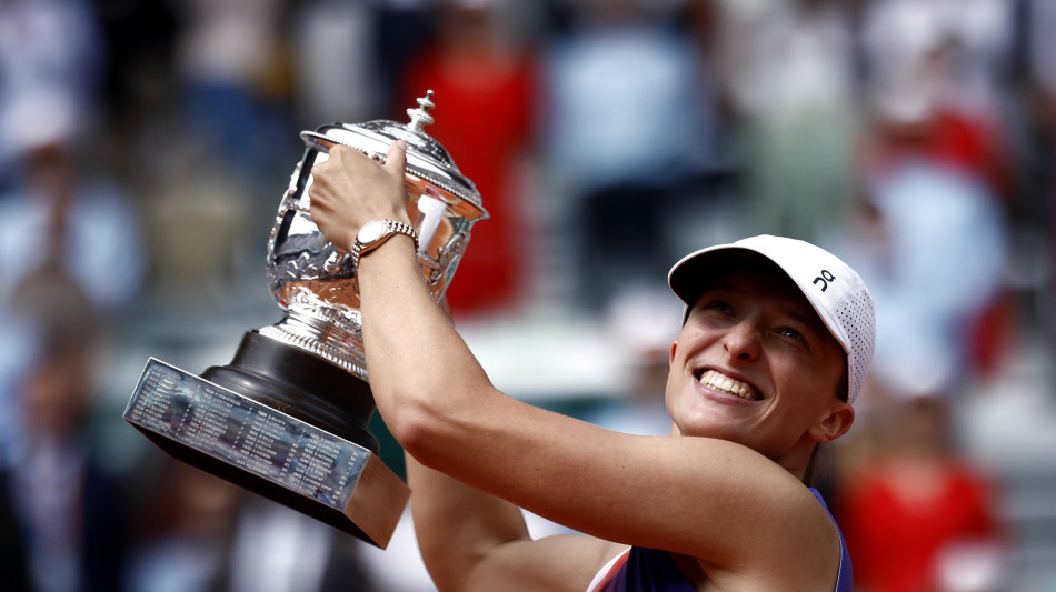 Tennis: classifica Wta sempre dominata dalla Swiatek