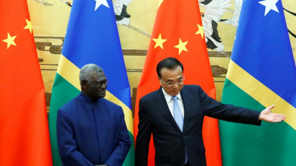 China says it has signed security pact with Solomon Islands