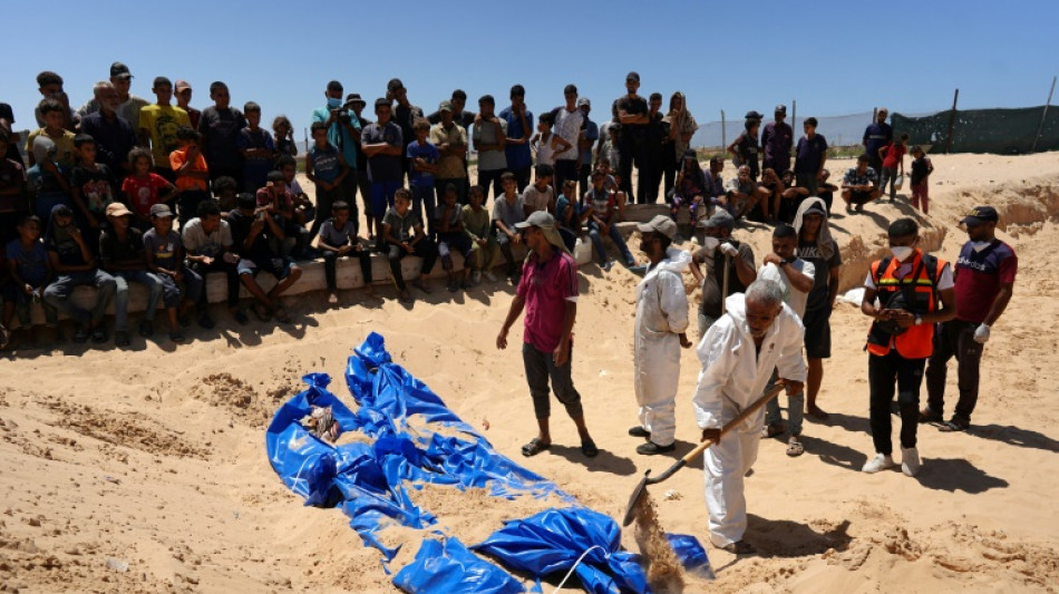 Gaza officials say buried 80 Palestinian corpses handed over by Israel