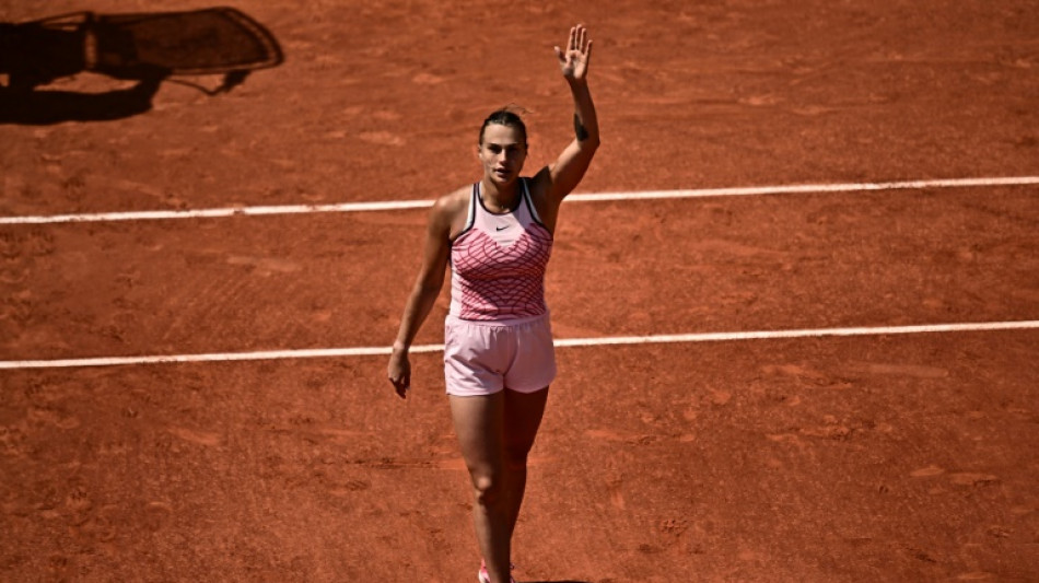 La bielorrusa Sabalenka, a semifinales en París tras vencer a la ucraniana Svitolina