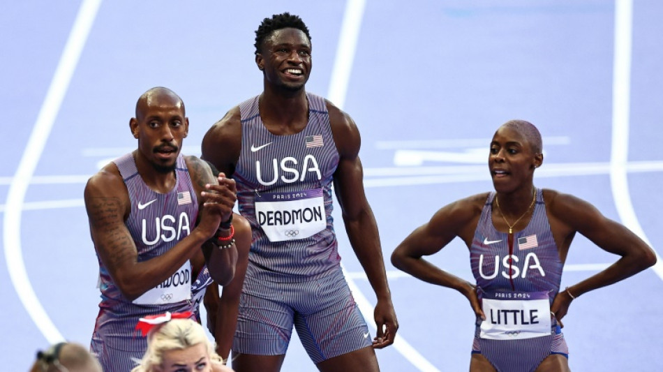 Estados Unidos batem recorde mundial do revezamento 4x400m misto em Paris-2024