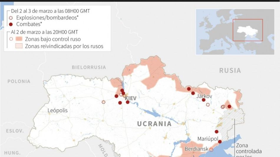 Putin dice que invasión de Ucrania avanza "según lo planeado"