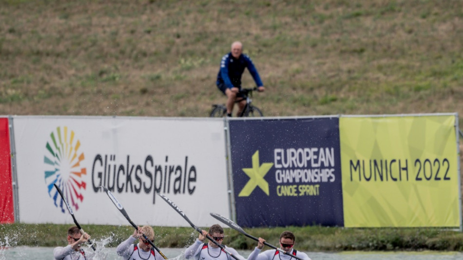 Kanu-EM: Kajak-Vierer der Männer holt Gold