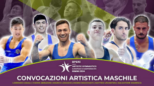 Ginnastica: Europei artistica; gli azzurri convocati per Rimini