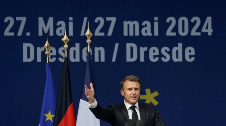 Macron: Spreche als erster französischer Präsident seit Wiedervereinigung in Dresden