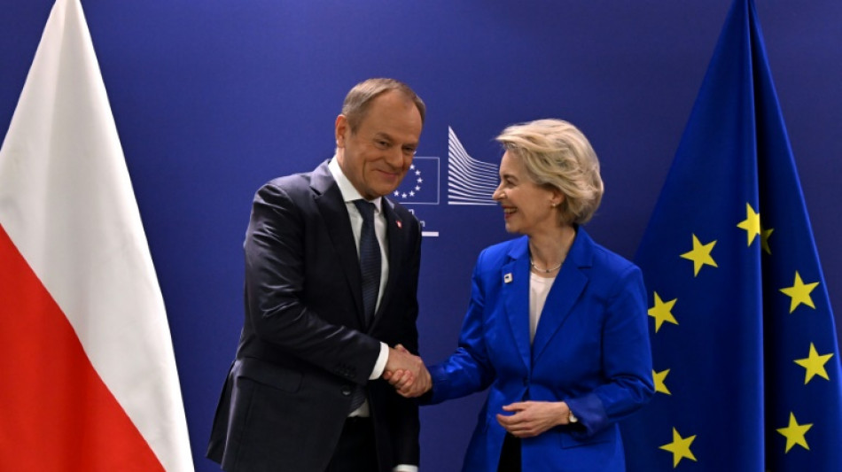 Von der Leyen begrüßt Tusk zurück in der "europäischen Familie"