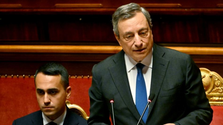 Italie: prêt à rester, Draghi renvoie la balle aux partis de sa coalition