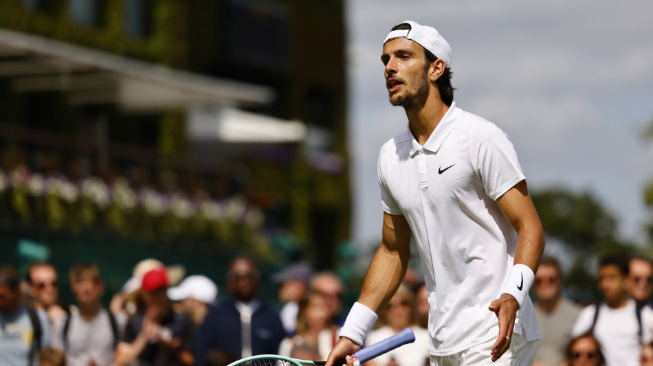 Wimbledon: a Musetti l'italderby, battuto Darderi al quinto set