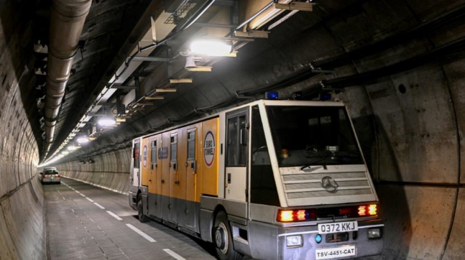 Along underwater highway, workers fix Channel tunnel at night