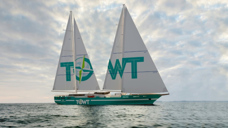 Eco-friendly French cargo ship revives sail power

