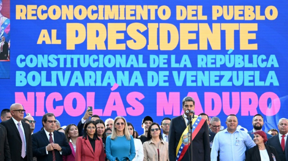 Chavismo celebra investidura de Maduro en Venezuela en medio de rechazo internacional