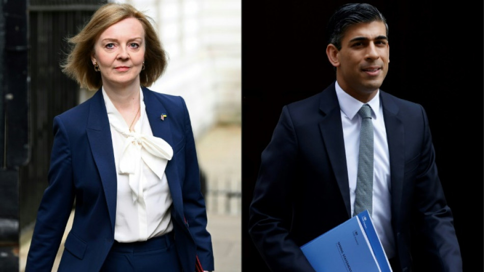 Course à Downing Street: premier duel télévisé entre Liz Truss et Rishi Sunak